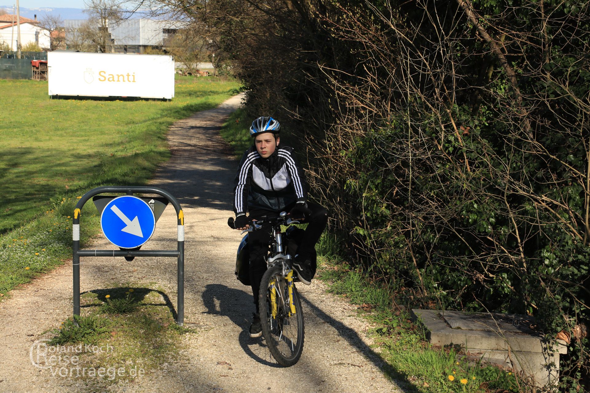 mit Kindern per Rad über die Alpen, Via Claudia Augusta, Radweg am Muson